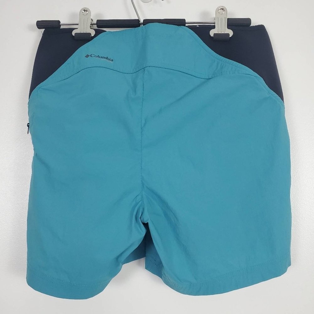 Columbia Sportswear blue shorts, maternity med - Picture 2 of 4